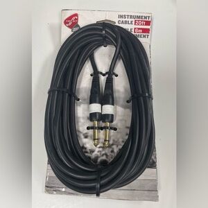 First Act 20ft Instrument Cable - Black